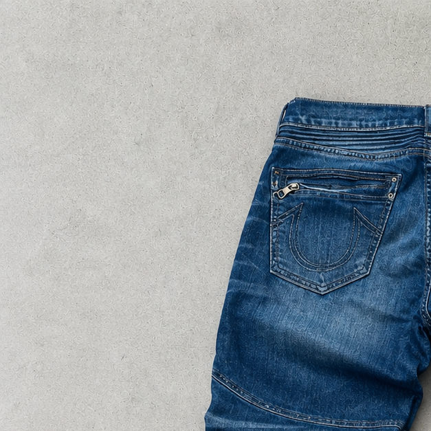 True Religion Jeans Marineblau, Blau Rare (W32 | DE 48)