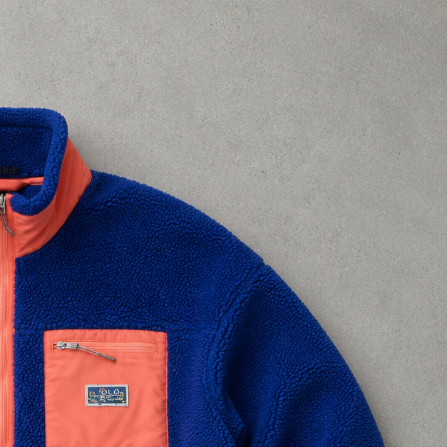 Polo Ralph Lauren Jacket Blau, Orange Limited (L)