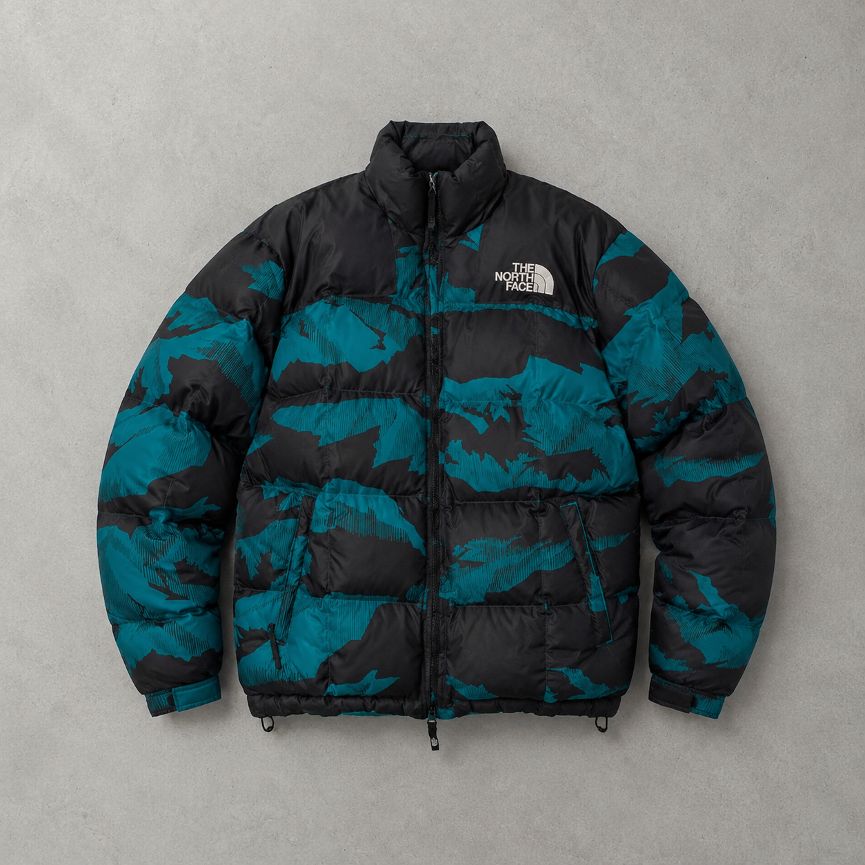 The North Face Jacket Schwarz, Blau Rare (M)