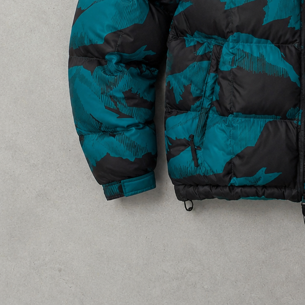 The North Face Jacket Schwarz, Blau Rare (M)