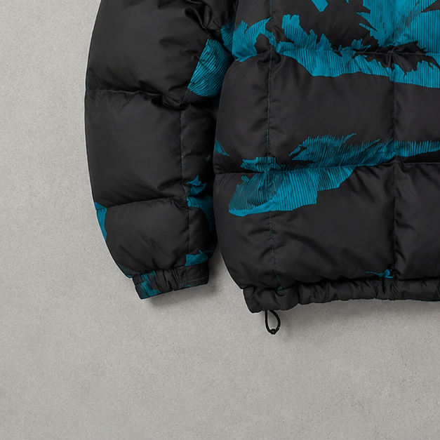 The North Face Jacket Schwarz, Blau Rare (M)
