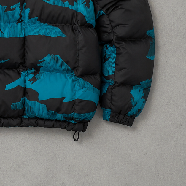 The North Face Jacket Schwarz, Blau Rare (M)