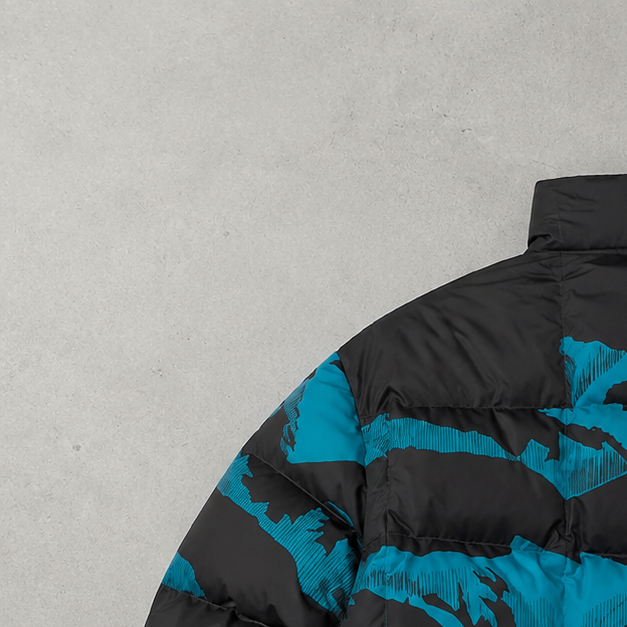 The North Face Jacket Schwarz, Blau Rare (M)