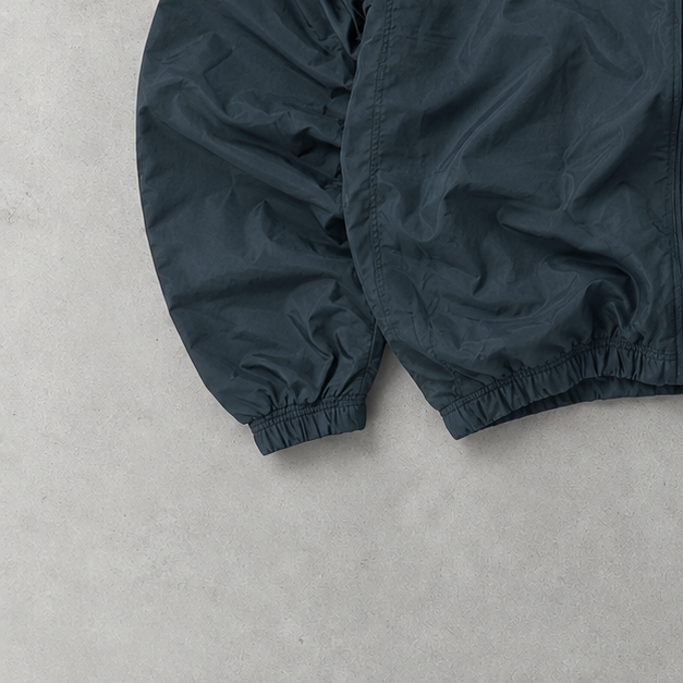 Veste de survêtement Nike vintage bleu marine/blanc rare (L)