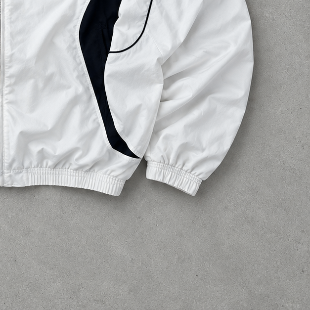 Adidas Track Jacket White / Navy Rare (M)