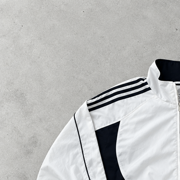 Adidas Track Jacket White / Navy Rare (M)