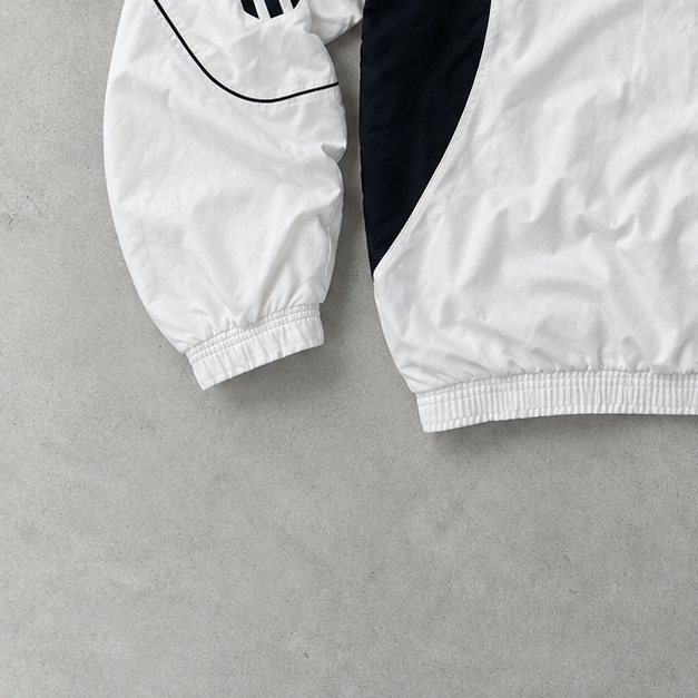 Adidas Track Jacket White / Navy Rare (M)