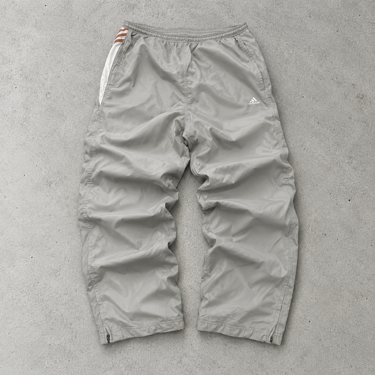 90s Adidas Track Pants Grau Rare (M)