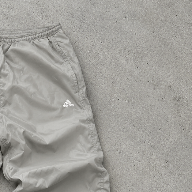 90s Adidas Track Pants Grau Rare (M)