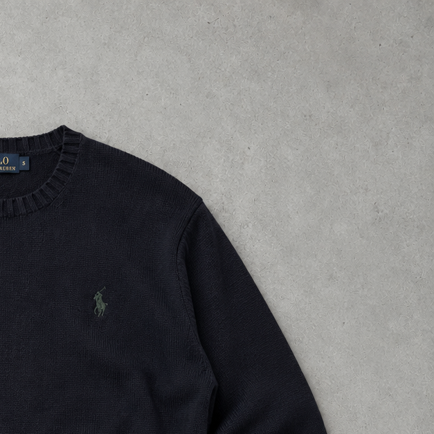Ralph Lauren Sweater Marineblau Rare (S)