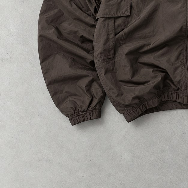 Y2K Nike Jacket Brown Limited (M) Stitched Logo