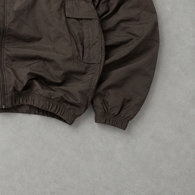 Y2K Nike Jacket Brown Limited (M) Stitched Logo