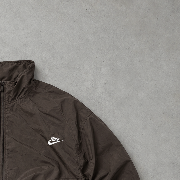 Y2K Nike Jacket Brown Limited (M) Stitched Logo