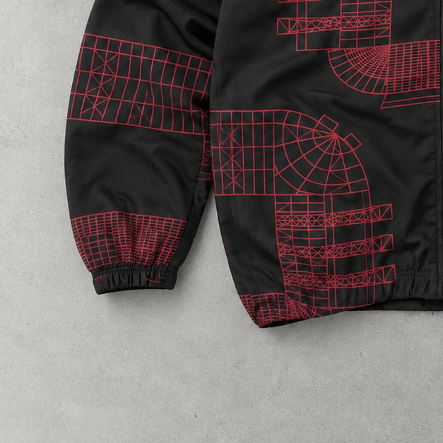 Manchester United Adidas Jacket Black / Red Limited (S)