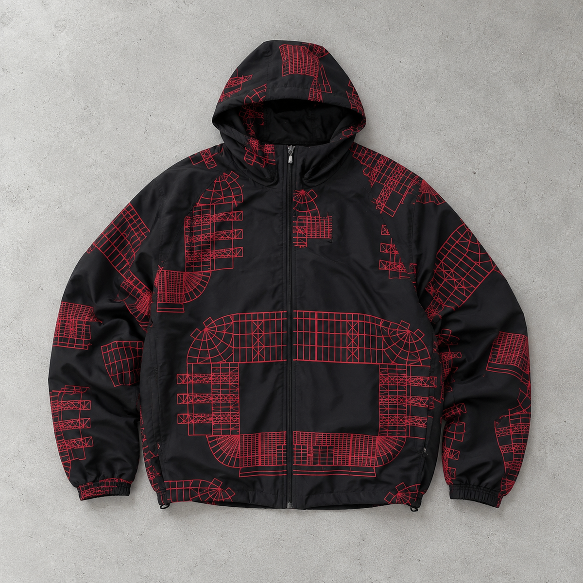 Manchester United Adidas Jacket Black / Red Limited (S)