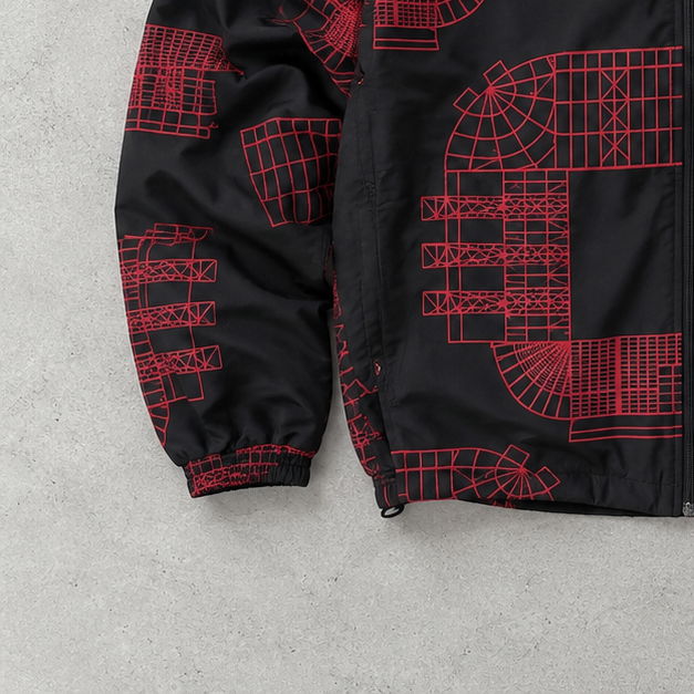 Manchester United Adidas Jacket Black / Red Limited (S)