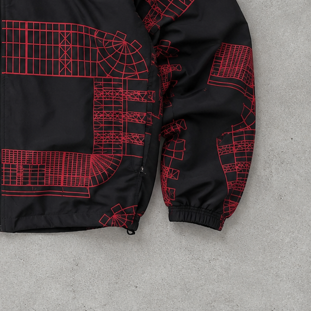 Manchester United Adidas Jacket Black / Red Limited (S)