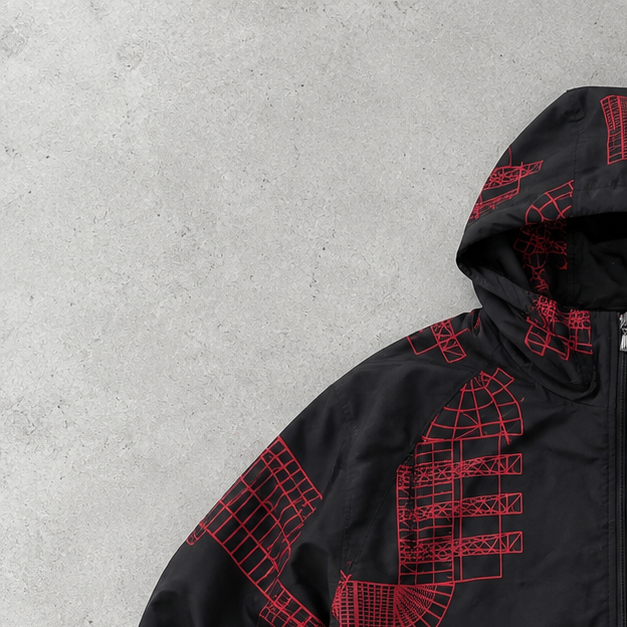 Manchester United Adidas Jacket Black / Red Limited (S)