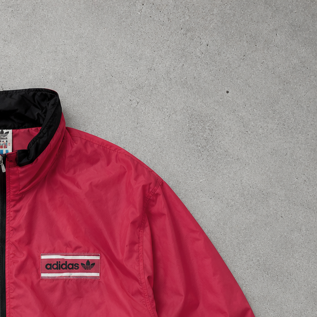 adidas Windbreaker Pink, Schwarz Rare (XL)