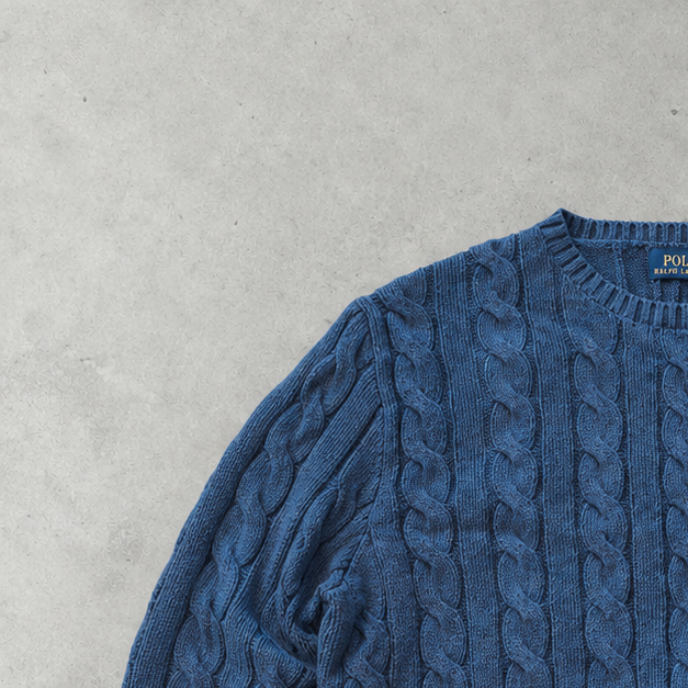 Ralph Lauren Sweater Blau Rare (L)