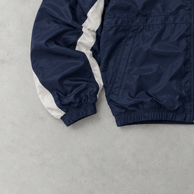 90s Nike Jacket Marineblau, Weiß Limited (S)
