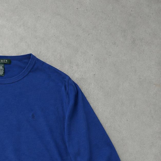 Ralph Lauren Sweater Blau Rare (XL) Stitched Logo