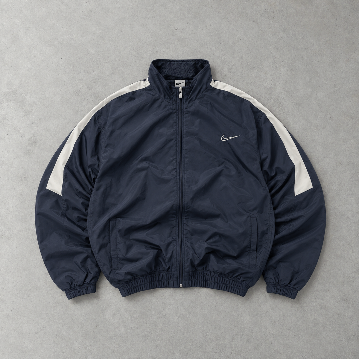 Vintage Nike Leggings Navy/White Jacket Rare (XL)