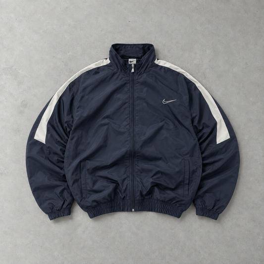 Leggings Nike vintage bleu marine/veste blanche rare (XL)