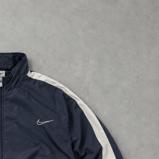 Vintage Nike Leggings Navy/White Jacket Rare (XL)