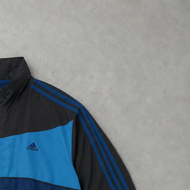 Adidas Windbreaker Blue / Black Limited (M)