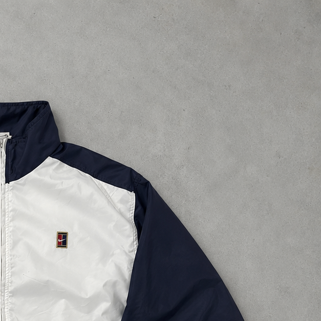 Nike Windbreaker Weiß, Marineblau Rare (S)