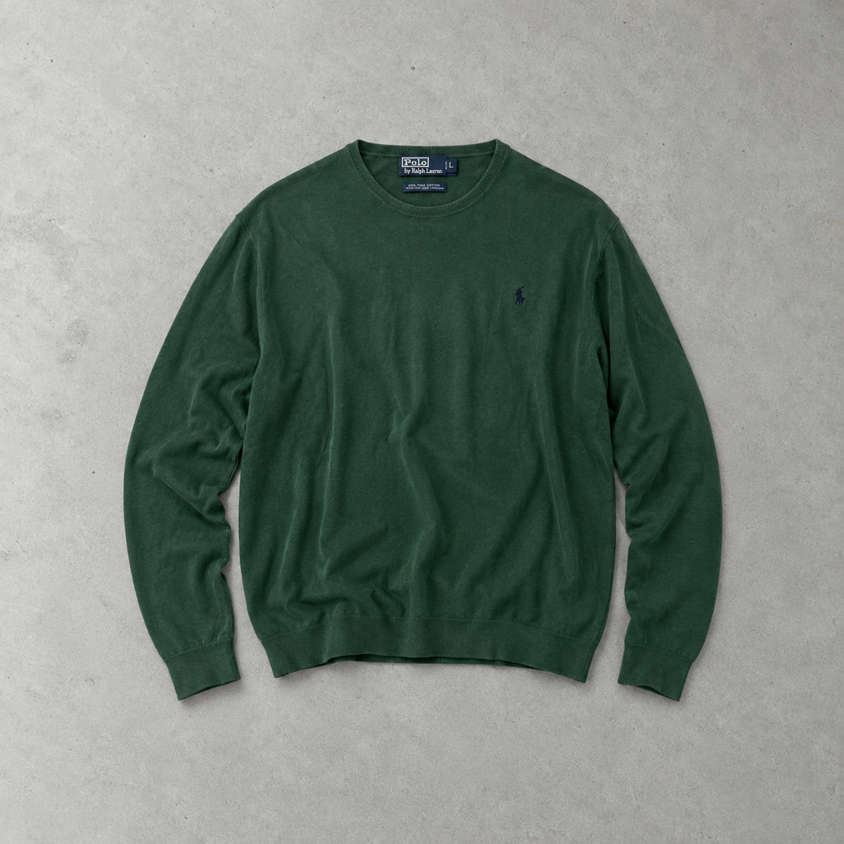 Polo Ralph Lauren Crewneck Sweater Dunkelgrün Rare (XL)
