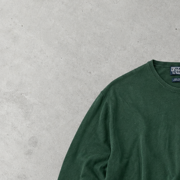 Polo Ralph Lauren Crewneck Sweater Dunkelgrün Rare (XL)