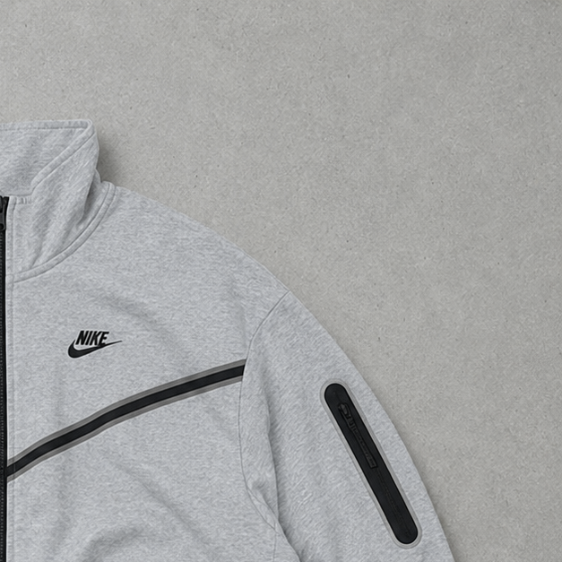 Nike Tech Fleece Jacke Grau Selten (Größe S)