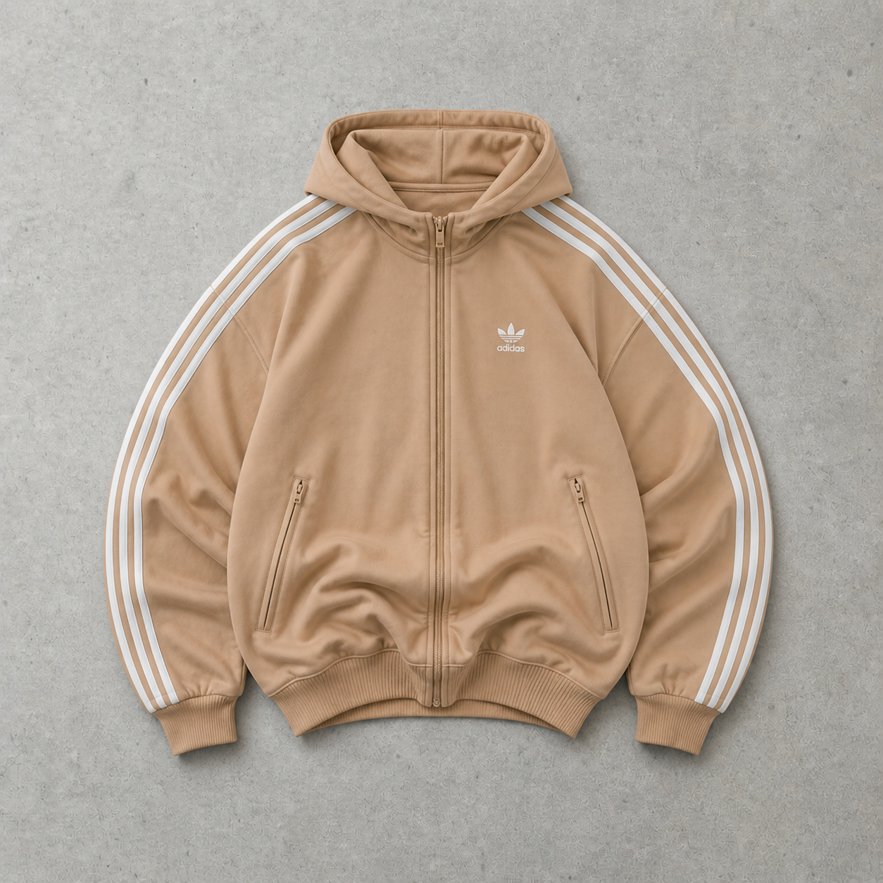 Adidas Vest Beige Rare (S) Stitched Logo
