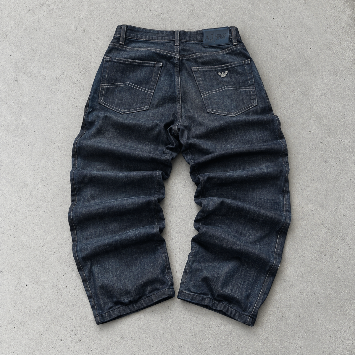 Jean Armani Jeans Noir Édition Limitée (W31 / DE 46)