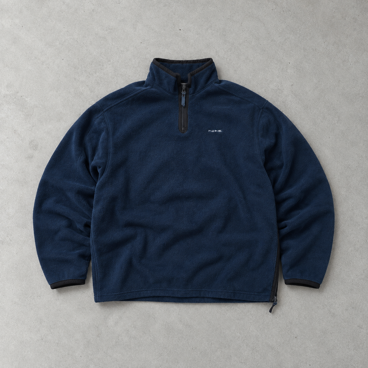2000 Nike Sweater Marineblau, Schwarz Limited Stitched Logo (M)