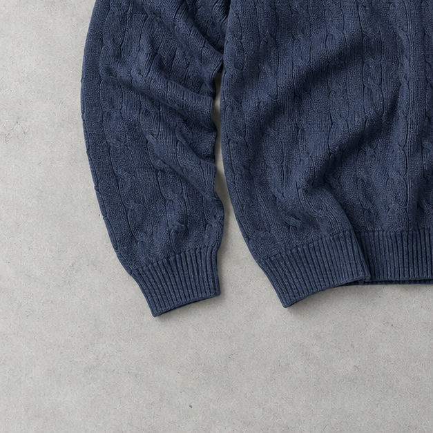 Polo Ralph Lauren Zip Sweater Marineblau Rare (XL)