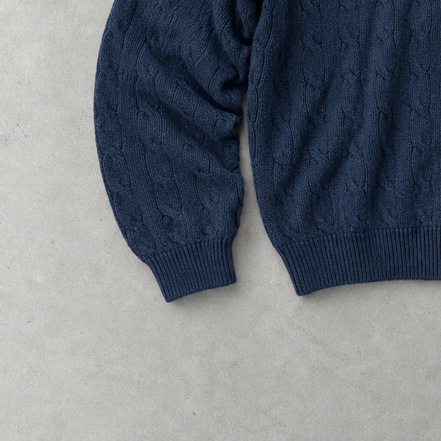 Polo Ralph Lauren Zip Sweater Marineblau Rare (XL)