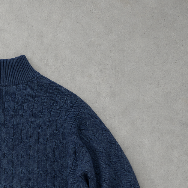 Polo Ralph Lauren Zip Sweater Marineblau Rare (XL)