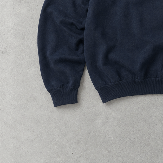 Polo Ralph Lauren Sweater Marineblau Rare (M) Stitched Logo