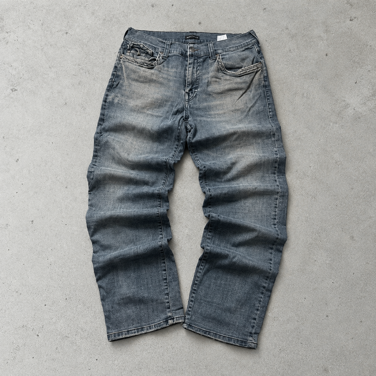 True Religion Straight Fit Jeans Black Rare (L)