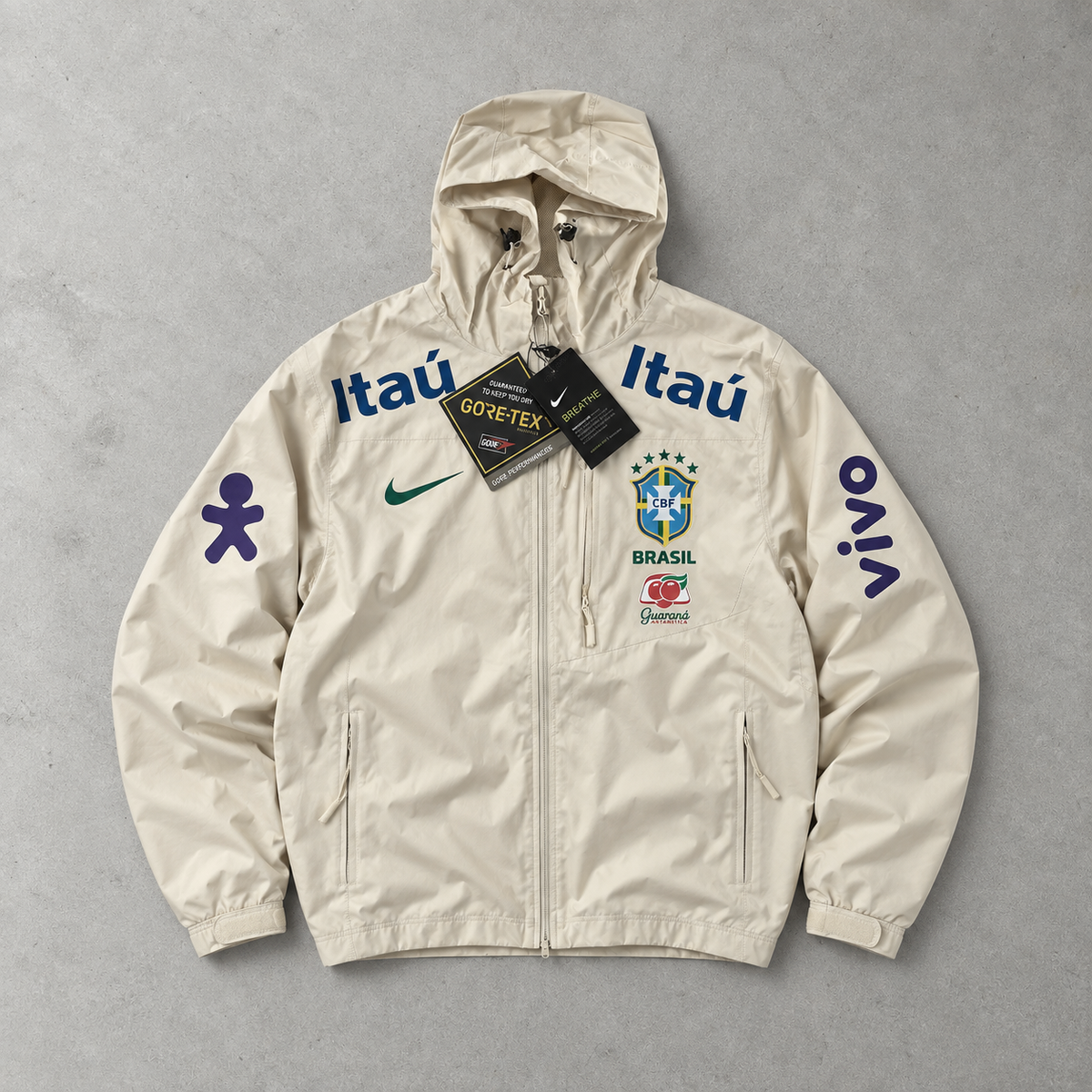 Brasilien Nike Gore-Tex Jacket Creme Limited (S)