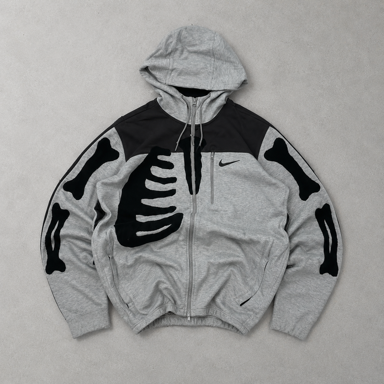 Y2K Nike Hoodie Grau Limited (L)