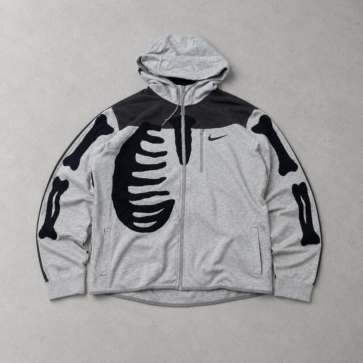 Y2K Nike Hoodie Grau Limited (L)