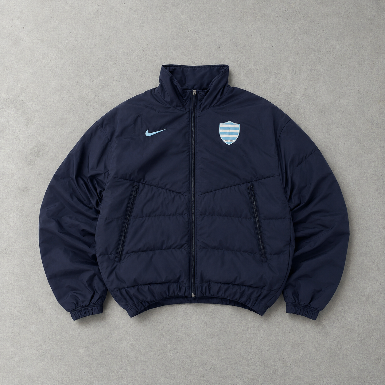 Racing 92 Nike Puffer Jacket Marineblau Limited (Size L)
