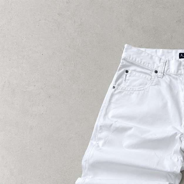 Armani Jeans Pants Weiß Rare (S)