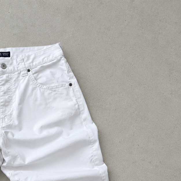 Armani Jeans Pants Weiß Rare (S)