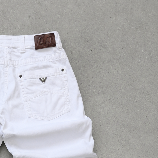 Armani Jeans Pants Weiß Rare (S)