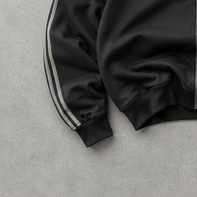 AC Milan 2015 Adidas Jacket Schwarz, Grau Rare (S) Stitched Logo